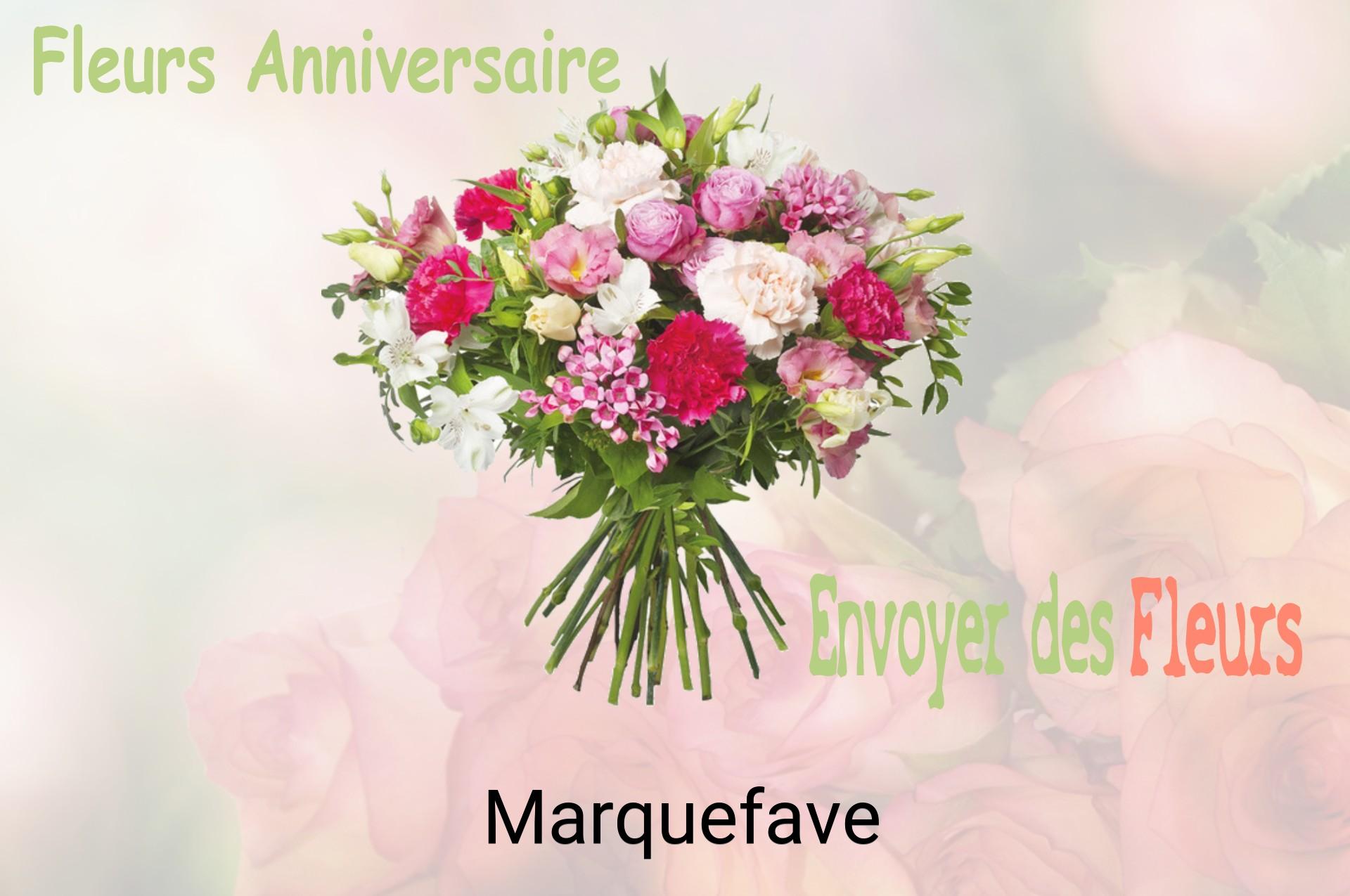 Bouquet de fleurs d’anniversaire livré à Marquefave